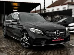 Preto Usado 2020 Mercedes C300 AMG line Carrinha | € 31.890 (Bom preço)