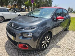 Cinza Usado 2017 Citroën C3 Feel Citadino | € 9.900 (Preço justo)