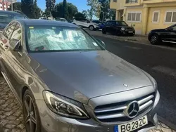 Cinzento Usado 2017 Mercedes C220 AMG line Sedan | € 14.800