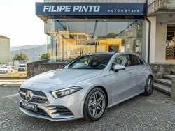 Cinza Usado 2021 Mercedes A200 AMG line | € 32.890 (Preço elevado)