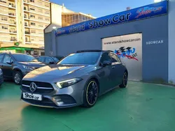 Cinza Usado 2019 Mercedes A180 AMG line | € 24.990 (Preço elevado)