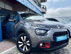 Cinzento Usado 2022 Citroën C3 PureTech Citadino | € 14.950 (Preço justo)