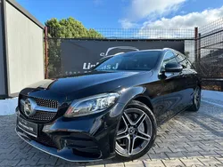 Preto Usado 2021 Mercedes C300 AMG line Carrinha | € 30.500 (Bom preço)