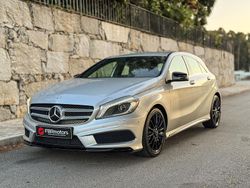 Cinza Usado 2014 Mercedes A180 AMG line | € 16.990