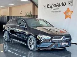 Preto Usado 2021 Mercedes CLA200 Shooting Brake AMG line Carrinha | € 31.900