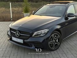 Azul Usado 2021 Mercedes C300e AMG Carrinha | € 33.950 (Preço justo)