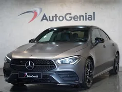 Cinza Usado 2022 Mercedes CLA200 AMG line Sedan | € 36.990