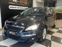 Azul Usado 2015 Peugeot 308 Access | € 9.950 (Bom preço)