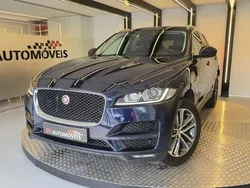 Azul Usado 2017 Jaguar F-Pace Prestige SUV | € 23.900 (Super Preço)