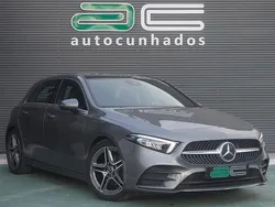 Cinza Usado 2018 Mercedes A180 AMG line | € 25.950 (Caro)