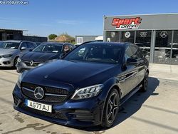 Azul Usado 2021 Mercedes C300e | € 32.800 (Preço justo)