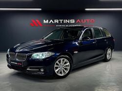 Azul Usado 2014 BMW 520 Luxury Line Carrinha | € 17.990 (Bom preço)