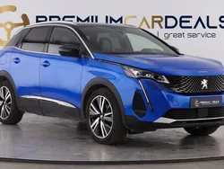 Azul Usado 2021 Peugeot 3008 GT SUV | € 26.490 (Bom preço)