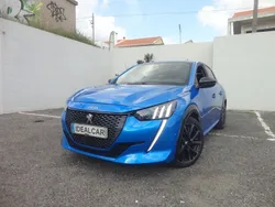 Azul Usado 2021 Peugeot 208 GT Citadino | € 15.900 (Preço justo)