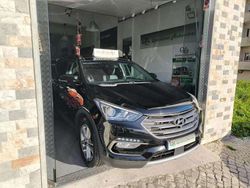 Preto (metalizado) Usado 2016 Hyundai Santa Fe SUV | € 21.950