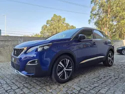 Azul Usado 2017 Peugeot 3008 GT-line SUV | € 19.000 (Preço justo)