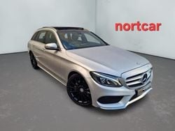 Cinza Usado 2016 Mercedes C200 AMG line Carrinha | € 19.750