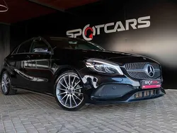 Preto Usado 2018 Mercedes A180 AMG line | € 21.490 (Bom preço)