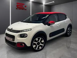 Branco Usado 2018 Citroën C3 PureTech Citadino | € 11.980 (Preço justo)