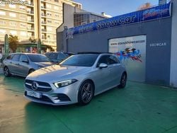 Cinza Usado 2020 Mercedes A180 AMG line | € 23.990 (Preço justo)