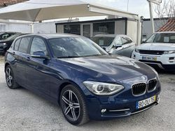 Azul Usado 2014 BMW 118 Coupé Sport Line Coupé | € 14.750