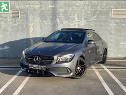 Cinzento Usado 2017 Mercedes CLA180 AMG line Sedan | € 19.990 (Preço justo)