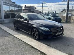 Cinza Usado 2019 Mercedes C200 AMG line Carrinha | € 28.500 (Preço elevado)