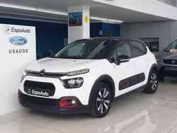 Branco Usado 2021 Citroën C3 PureTech Citadino | € 14.750 (Preço elevado)