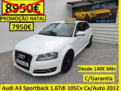 Branco Usado 2012 Audi A3 Sedan | € 7.950 (Super Preço)