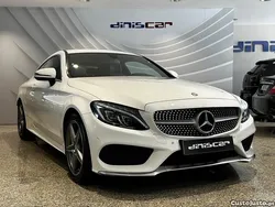 Branco Usado 2016 Mercedes C220 AMG line Coupé | € 24.900 (Preço justo)