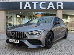 Cinza Usado 2021 Mercedes CLA180 Shooting Brake AMG line Carrinha | € 32.900
