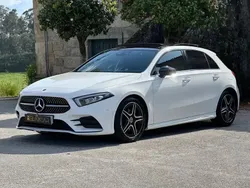 Branco Usado 2020 Mercedes A180 AMG line | € 24.999 (Preço justo)