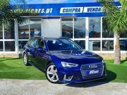 Azul Usado 2019 Audi A4 S-Line Carrinha | € 29.980 (Preço elevado)