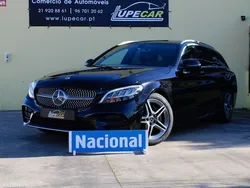 Preto Usado 2020 Mercedes C220 AMG line Carrinha | € 35.500 (Preço justo)