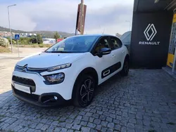Branco Usado 2021 Citroën C3 PureTech Citadino | € 13.900 (Preço justo)