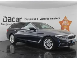 Azul Usado 2018 BMW 520 Luxury Line Carrinha | € 28.399 (Preço justo)