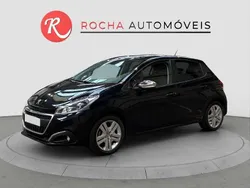 Preto Usado 2019 Peugeot 208 Signature Sky Citadino | € 9.490 (Bom preço)