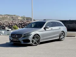 Cinza Usado 2014 Mercedes C250 AMG line Carrinha | € 29.500