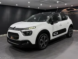 Branco Usado 2022 Citroën C3 PureTech Citadino | € 13.900 (Preço justo)
