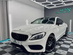 Branco Usado 2016 Mercedes C180 AMG line Coupé | € 24.999 (Preço justo)