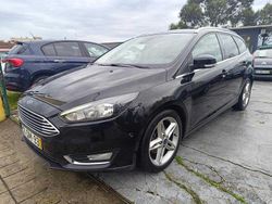 Preto Usado 2015 Ford Focus Titanium Carrinha | € 10.690 (Preço justo)
