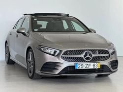 Cinzento Usado 2019 Mercedes A200 AMG line Citadino | € 27.500 (Preço elevado)