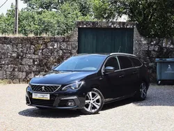 Preto Usado 2020 Peugeot 308 GT-line Carrinha | € 16.490 (Preço justo)