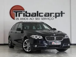 Preto Usado 2015 BMW 520 Luxury Line Carrinha | € 17.900 (Preço justo)