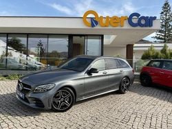 Cinza Usado 2021 Mercedes C300 AMG line Carrinha | € 33.990 (Bom preço)