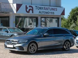 Cinza Usado 2020 Mercedes C300 AMG line Carrinha | € 31.500 (Preço justo)