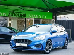 Azul Usado 2020 Ford Focus ST-Line Sedan | € 15.990 (Bom preço)