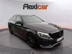 Preto Usado 2017 Mercedes C180 AMG line Carrinha | € 25.890 (Preço justo)