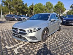 Cinza Usado 2018 Mercedes A200 AMG line | € 27.700 (Preço elevado)