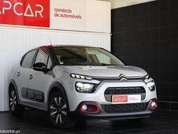 Amarelo Usado 2021 Citroën C3 PureTech Citadino | € 12.950 (Preço justo)